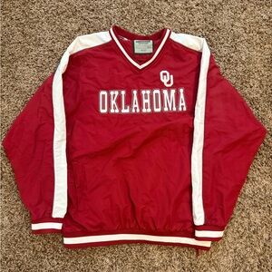 Colosseum Oklahoma Sooners, Crimson and White Pullover XXL Jacket